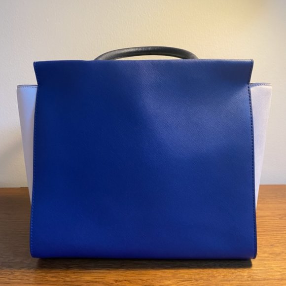 Three-Tone Kate Spade Satchel Bag w/ Detachable Strap - Picture 2 of 7